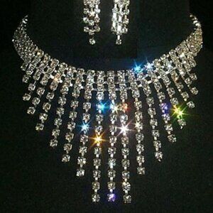 Ladies Sexy Rhinestone Jewelry Necklace 11943